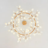 Contemporary Gold Branch Circular Ceiling Chandelier Image - 5