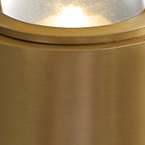 Contemporary Gold Cylinder Metal LED Vanity Sconce Image - 13