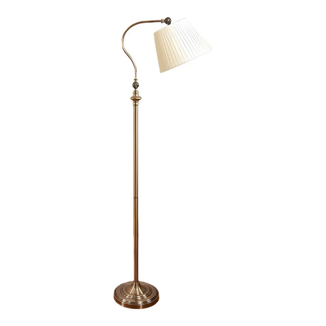 Contemporary Gold Dome Metal Living Room Floor Lamp Image - 2