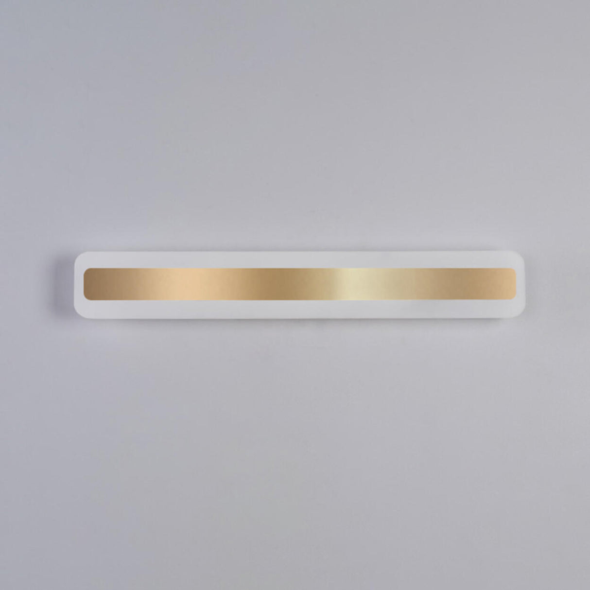 Contemporary Gold Rectangular Metal Vanity Light Image - 17