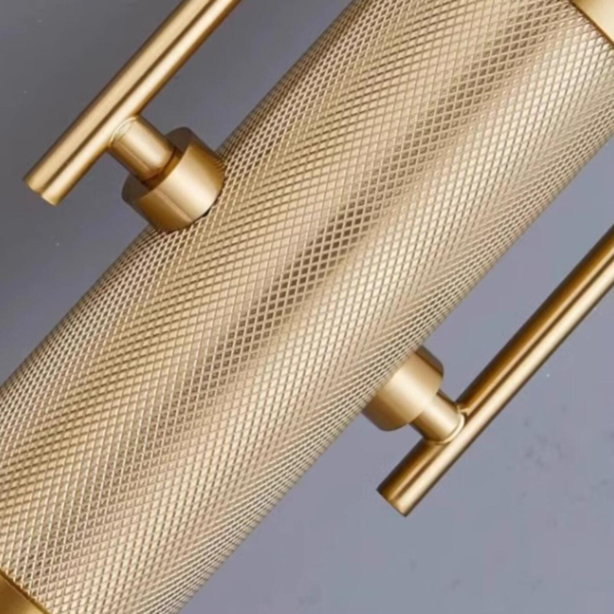 Contemporary Gold Vertical Tube LED Wall Sconce Image - 9