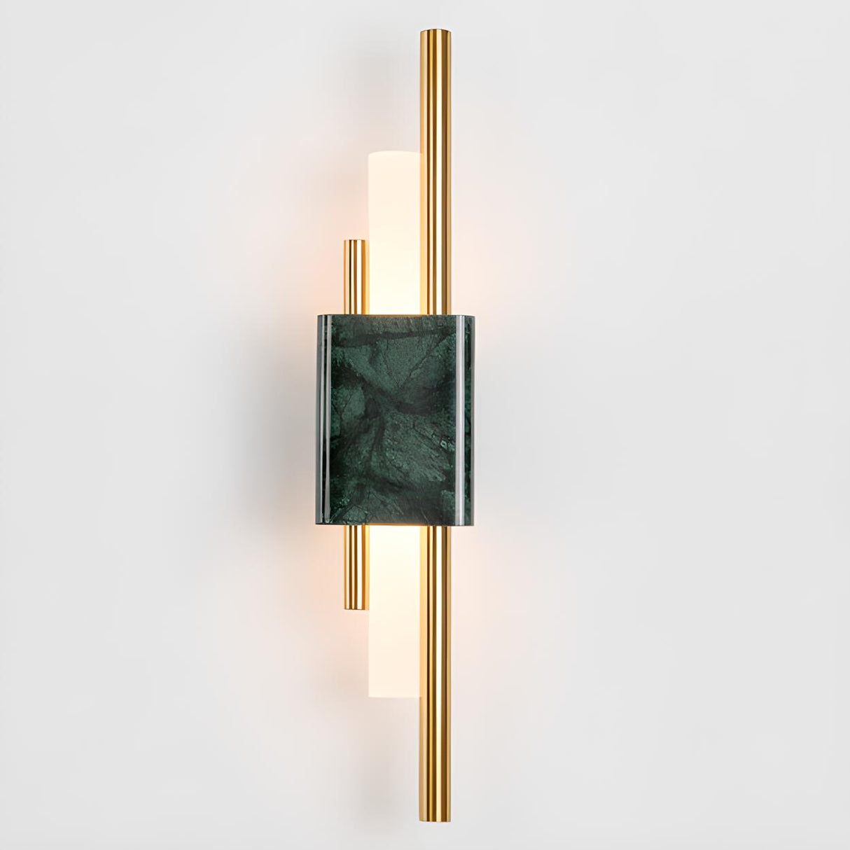 Contemporary Green Geometric Bedside Wall Light Image - 10