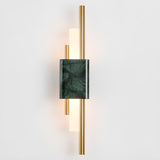 Contemporary Green Geometric Bedside Wall Light Image - 10