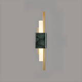 Contemporary Green Geometric Bedside Wall Light Image - 6