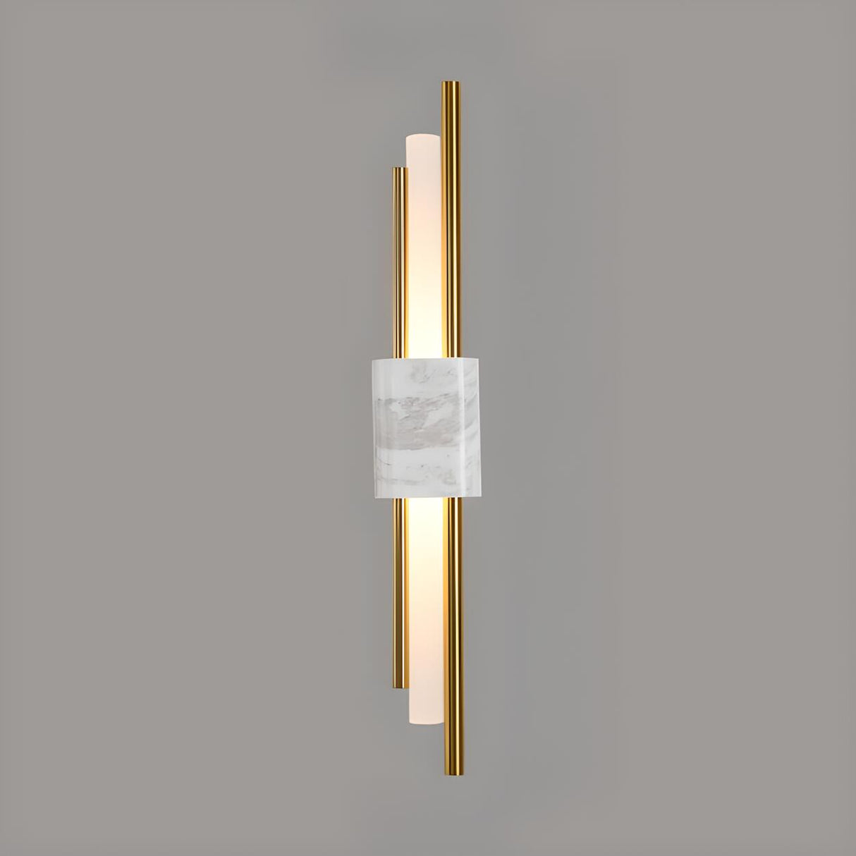 Contemporary Green Geometric Bedside Wall Light Image - 9