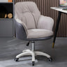 Contemporary Houndstooth Office Chair with Wheels Image - 70