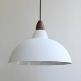 Contemporary Industrial Aluminum Dome Pendant Light Image - 12