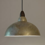 Contemporary Industrial Aluminum Dome Pendant Light Image - 7