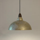 Contemporary Industrial Aluminum Dome Pendant Light Image - 9