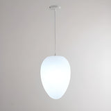 Contemporary Irregular White Resin Pendant Light Image - 7