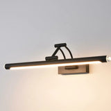 Contemporary LED Adjustable Linear Metal Vanity Light Image - 13