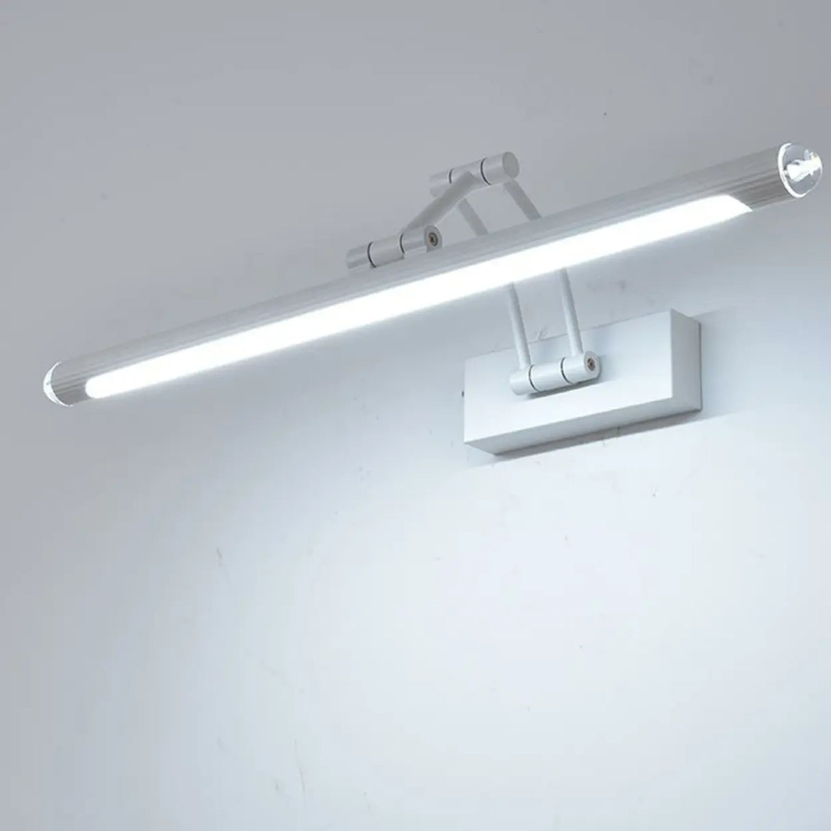 Contemporary LED Adjustable Linear Metal Vanity Light Image - 14