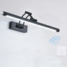 Contemporary LED Adjustable Linear Metal Vanity Light Image - 3