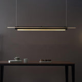 Contemporary Linear Adjustable Island Pendant Light Image - 10