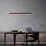 Contemporary Linear Adjustable Island Pendant Light Image - 3