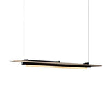 Contemporary Linear Adjustable Island Pendant Light Image - 5