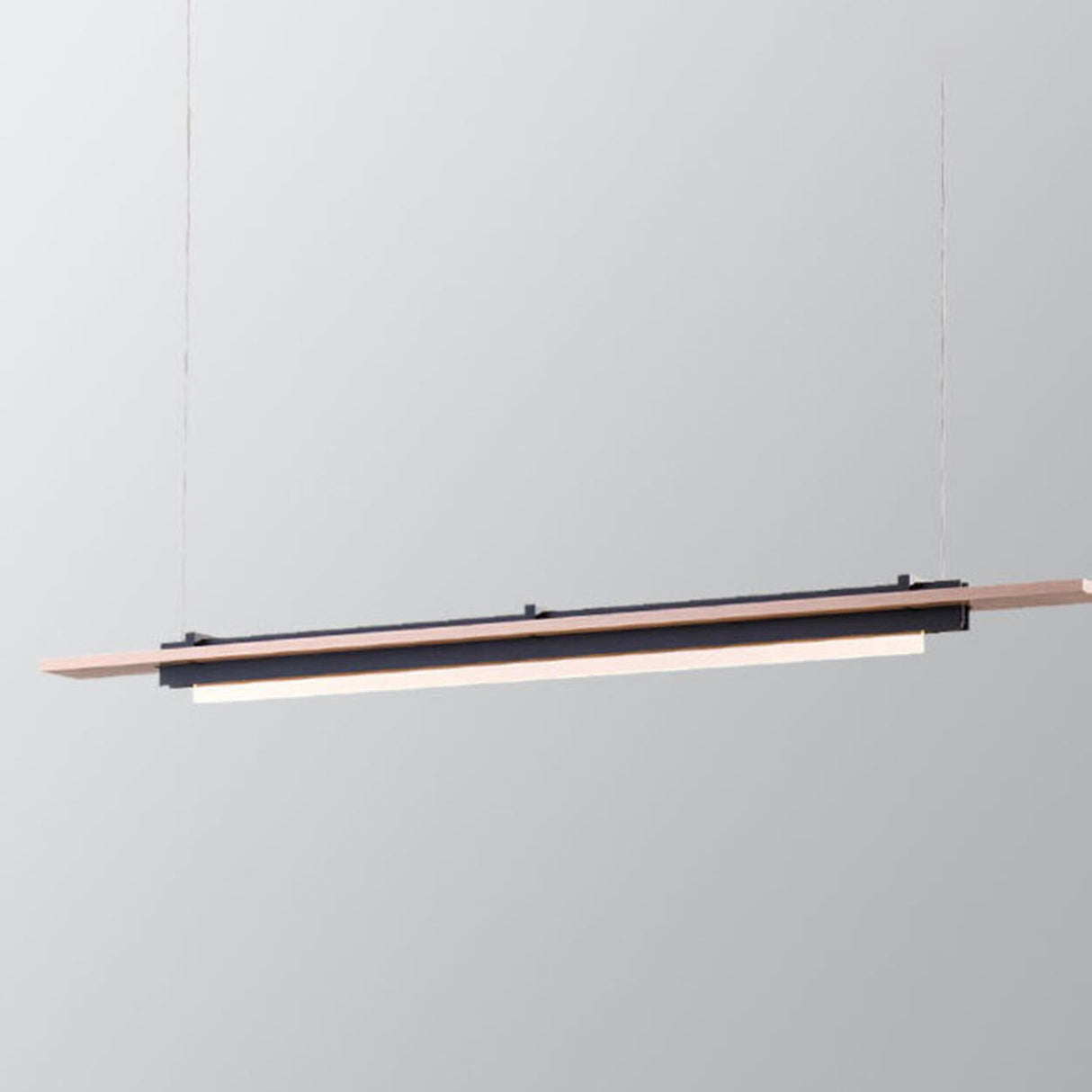 Contemporary Linear Adjustable Island Pendant Light Image - 6