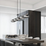 Modern 5-Light Linear Dining Island Pendant Light Image - 4