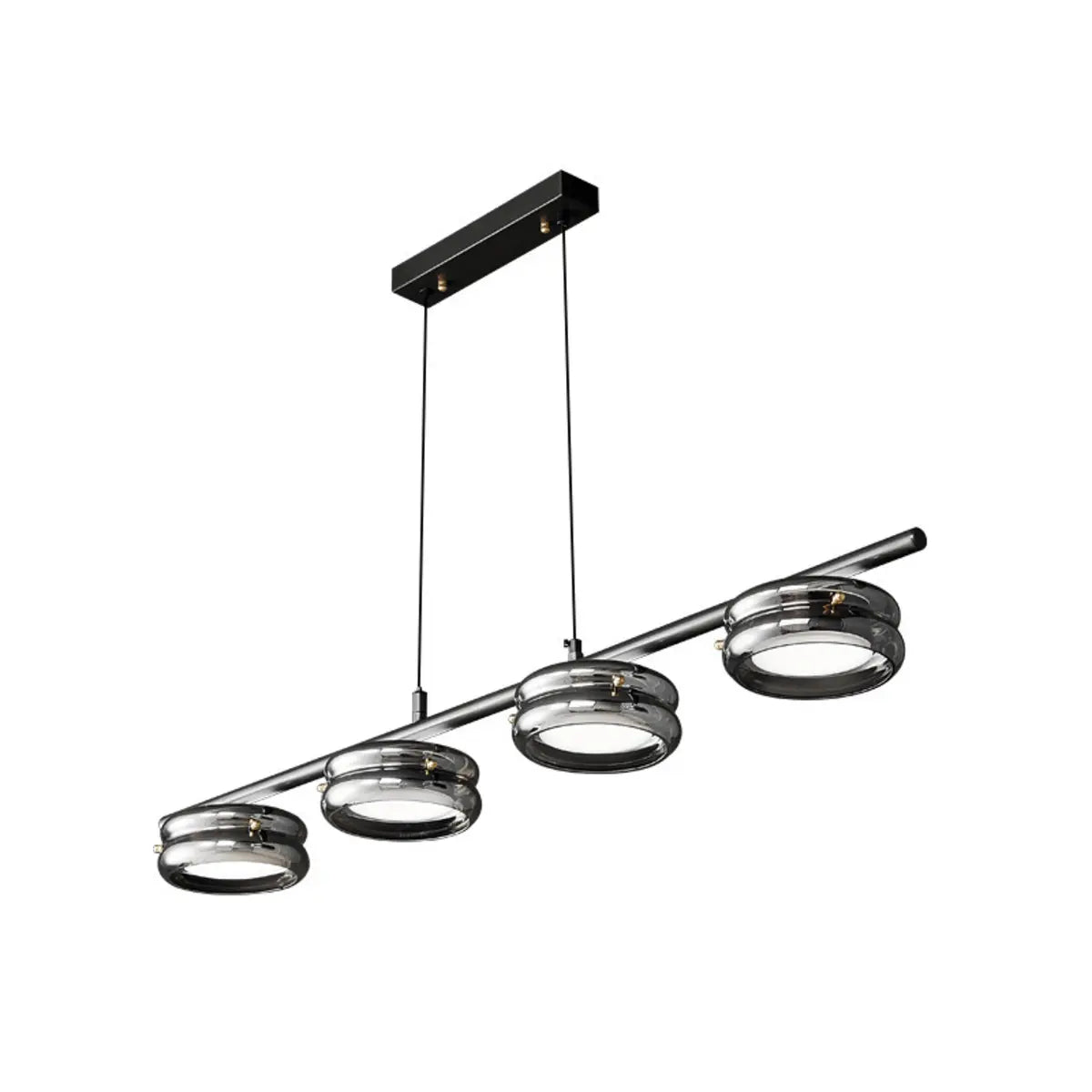 Modern 5-Light Linear Dining Island Pendant Light Image - 5