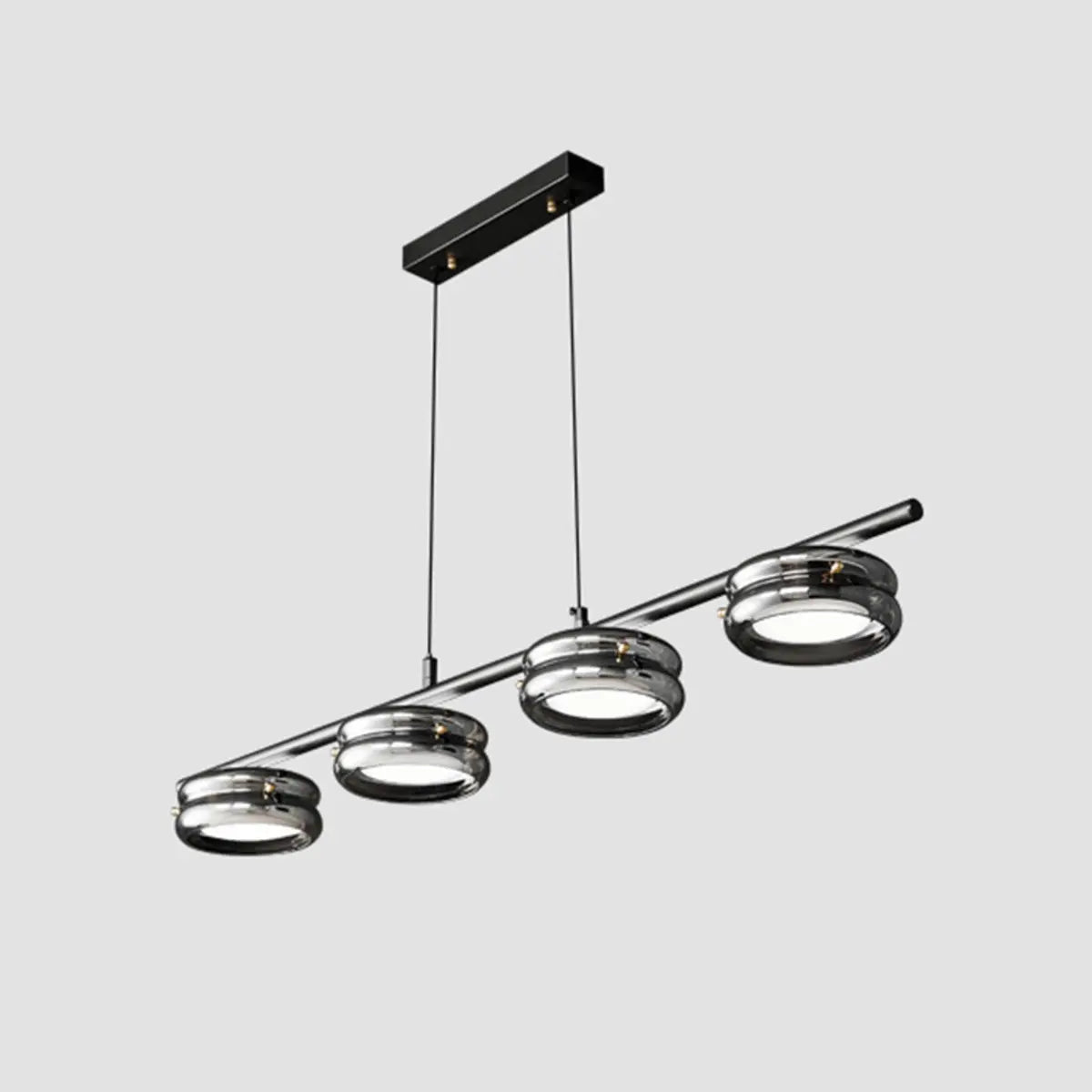 Modern 5-Light Linear Dining Island Pendant Light Image - 6