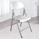 Contemporary Metal Frame Armless Gray Office Chair Image - 10