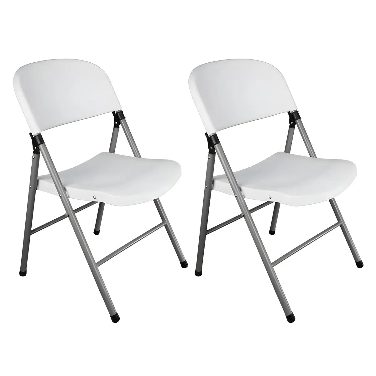 Contemporary Metal Frame Armless Gray Office Chair Image - 17