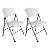 Contemporary Metal Frame Armless Gray Office Chair Image - 17