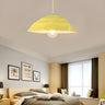 Contemporary Metal Pink Dome Dining Room Pendant Light Image - 6