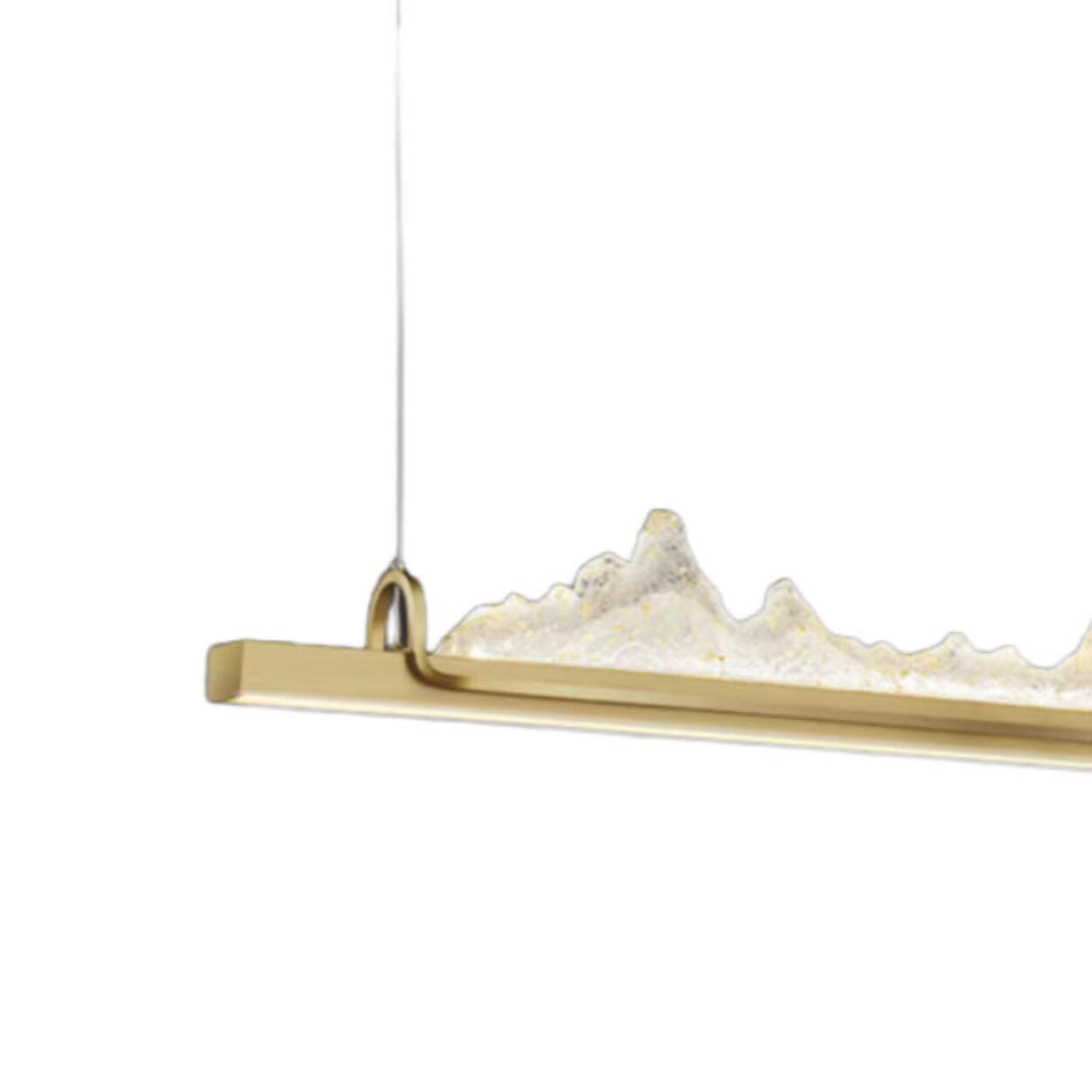 Contemporary Mountain Design Island Pendant Light Image - 10