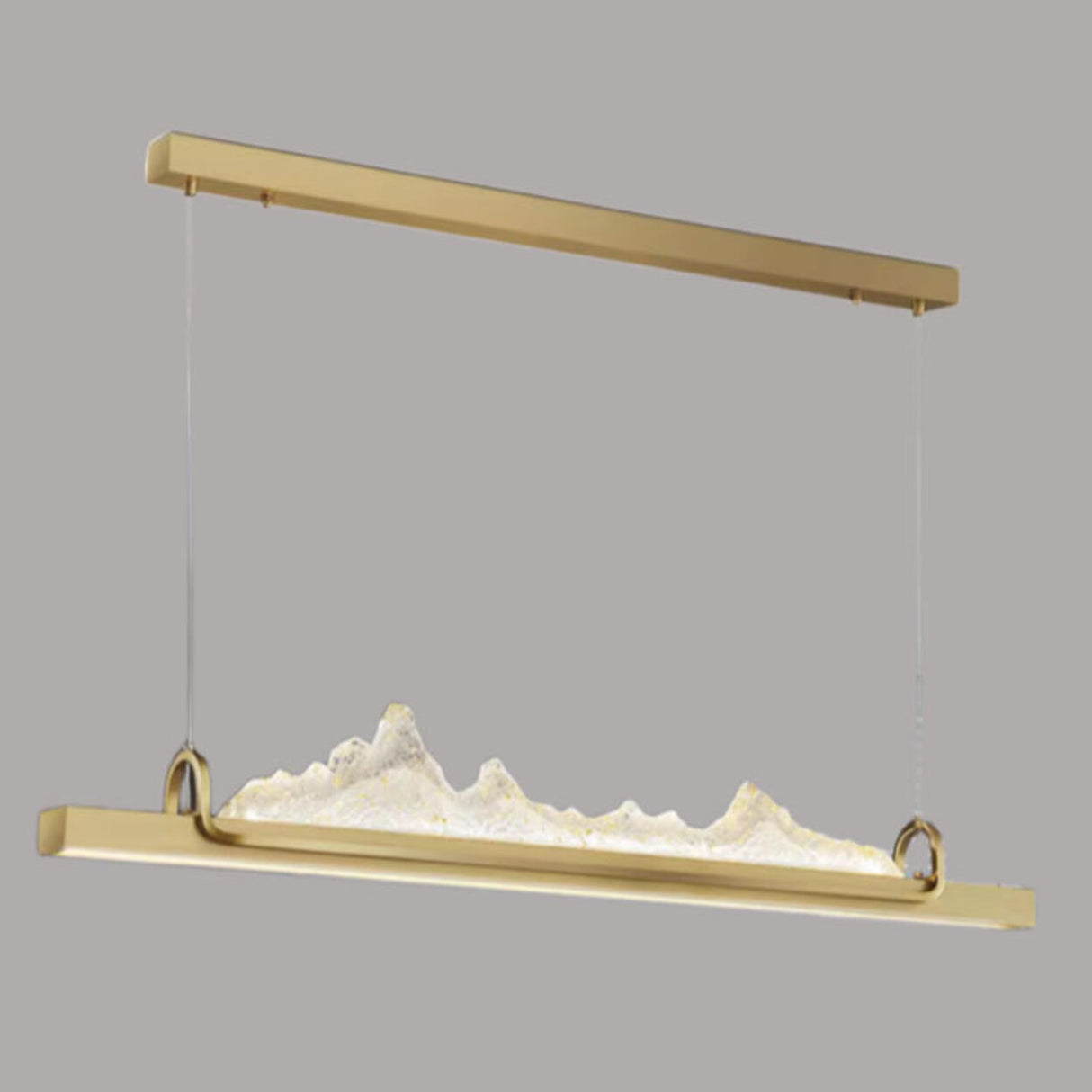 Contemporary Mountain Design Island Pendant Light Image - 5