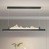 Contemporary Mountain Design Island Pendant Light Image - 9