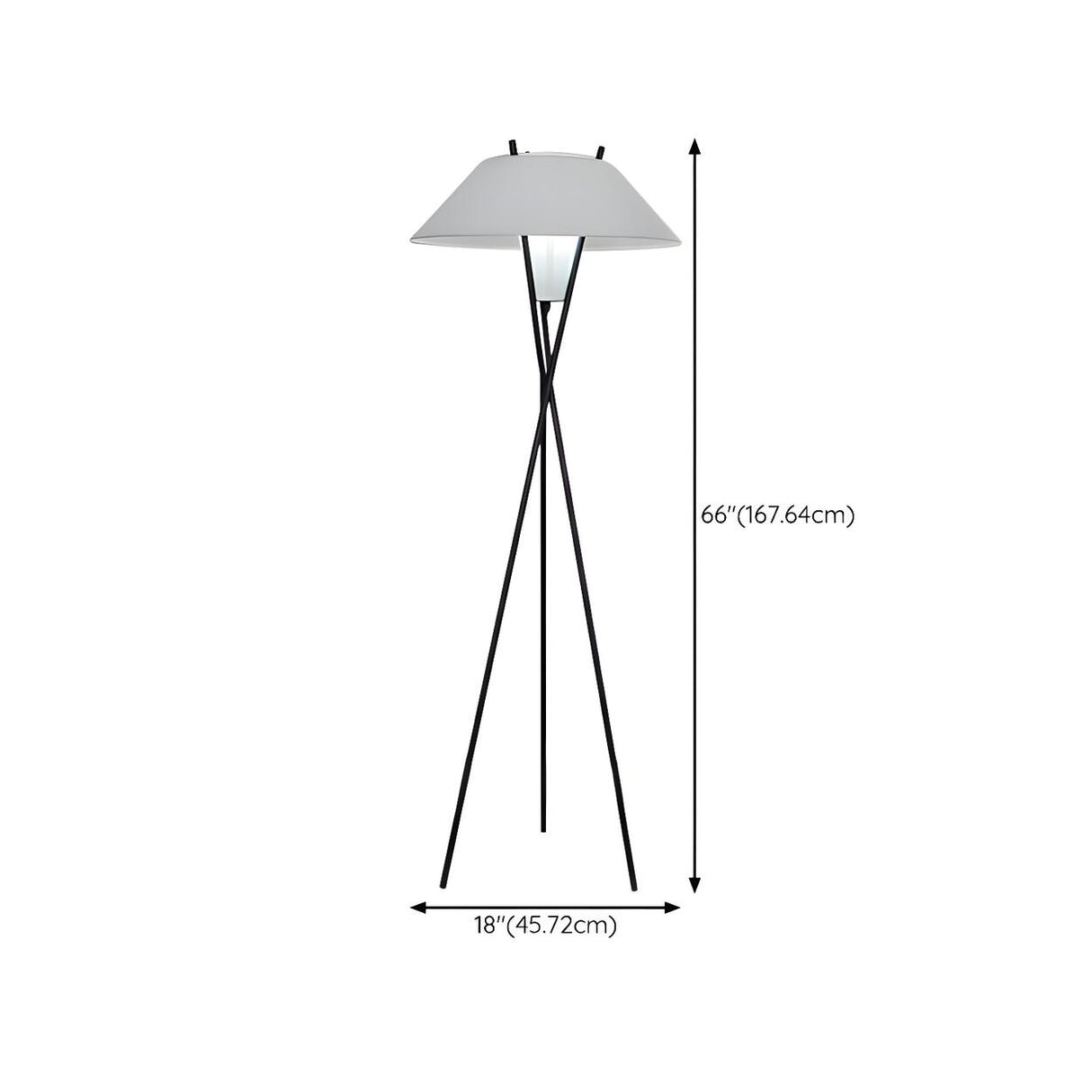 Contemporary Multi-Sphere Black Tripod Floor Lamp Image - 14