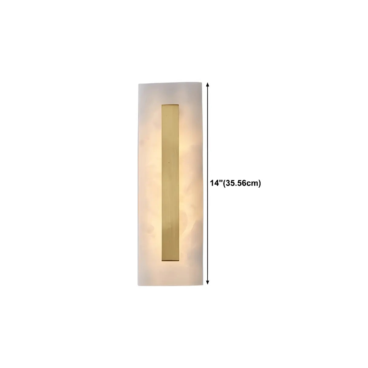 Contemporary Oval Stone White Alabaster Bedroom Wall Sconce Image - 23