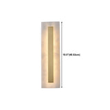 Contemporary Oval Stone White Alabaster Bedroom Wall Sconce Image - 25