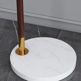 Contemporary Pleated Side Table Metal Floor Lamp Image - 12