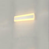 Contemporary Rectangular Acrylic Panel Vanity Lights Image - 15