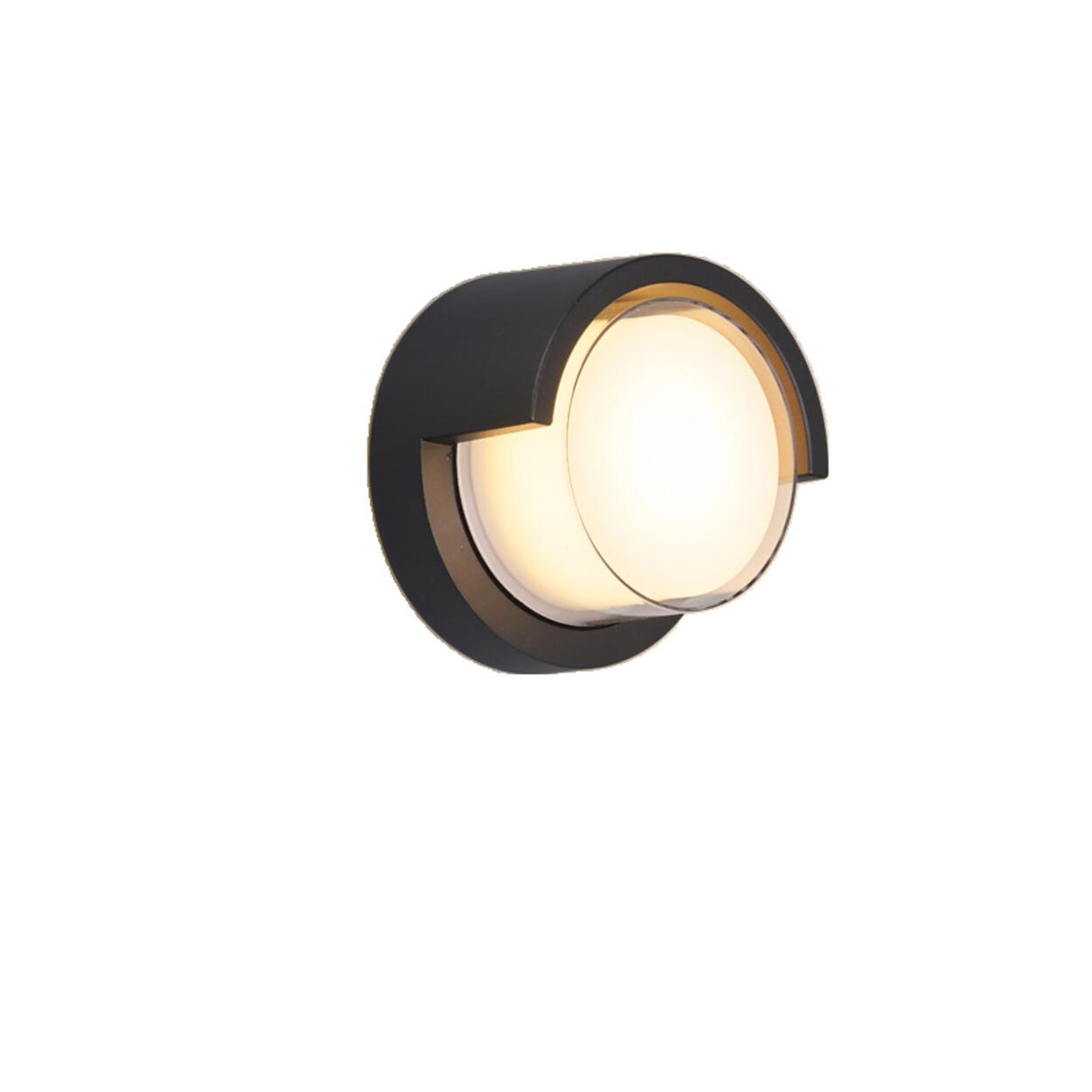 Contemporary Rectangular Black Outdoor Wall Sconce Image - 9