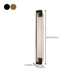 Contemporary Rectangular Crystal LED Wall Sconce Image - 25