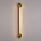 Contemporary Rectangular Crystal LED Wall Sconce Image - 9