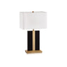 Contemporary Rectangular Marble Living Room Table Lamp Image - 6