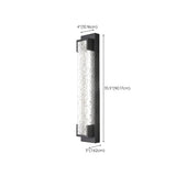 Contemporary Rectangular Metal External Wall Light Image - 14