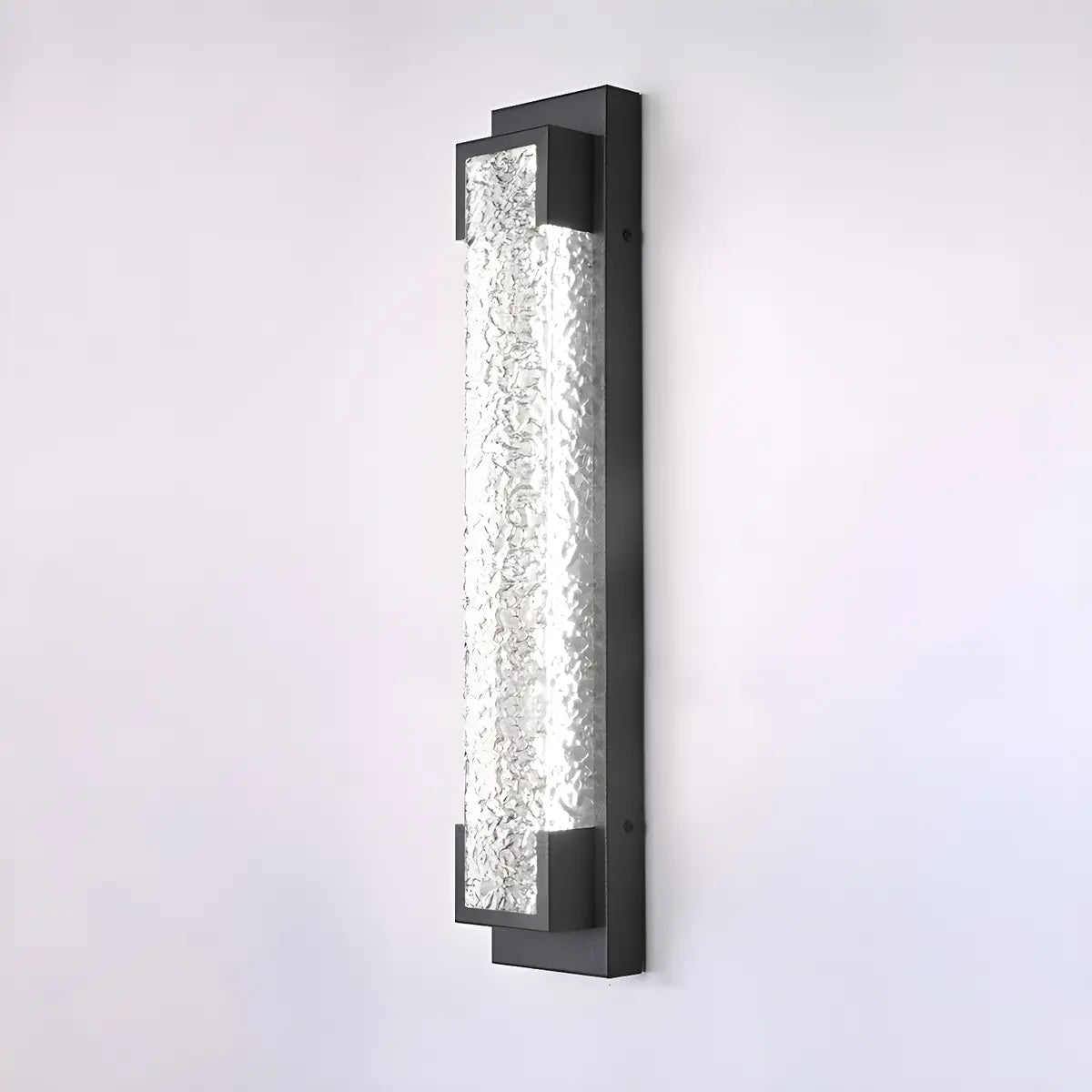 Contemporary Rectangular Metal External Wall Light Image - 5