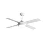 Contemporary Simple 4 Blade Ceiling Fan with LED Light Image - 5