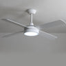 Contemporary Simple 4 Blade Ceiling Fan with LED Light Image - 8