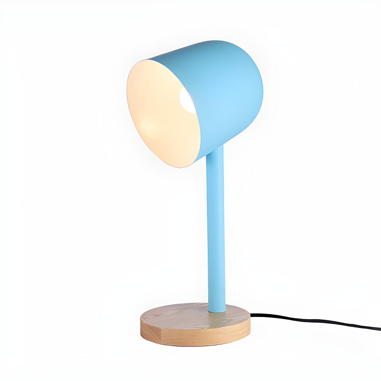 Contemporary Simple Macaron Dome Bedroom Table Lamp Image - 11