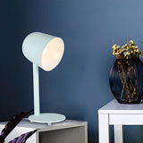 Contemporary Simple Macaron Dome Bedroom Table Lamp Image - 23