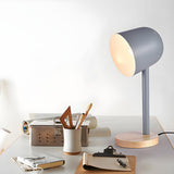 Contemporary Simple Macaron Dome Bedroom Table Lamp Image - 28