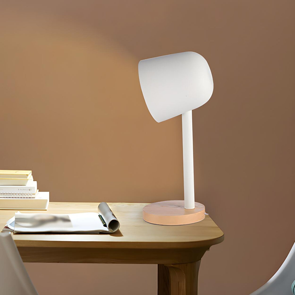 Contemporary Simple Macaron Dome Bedroom Table Lamp Image - 29