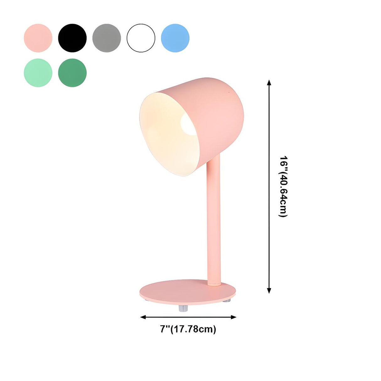 Contemporary Simple Macaron Dome Bedroom Table Lamp 