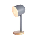 Contemporary Simple Macaron Dome Bedroom Table Lamp Image - 9